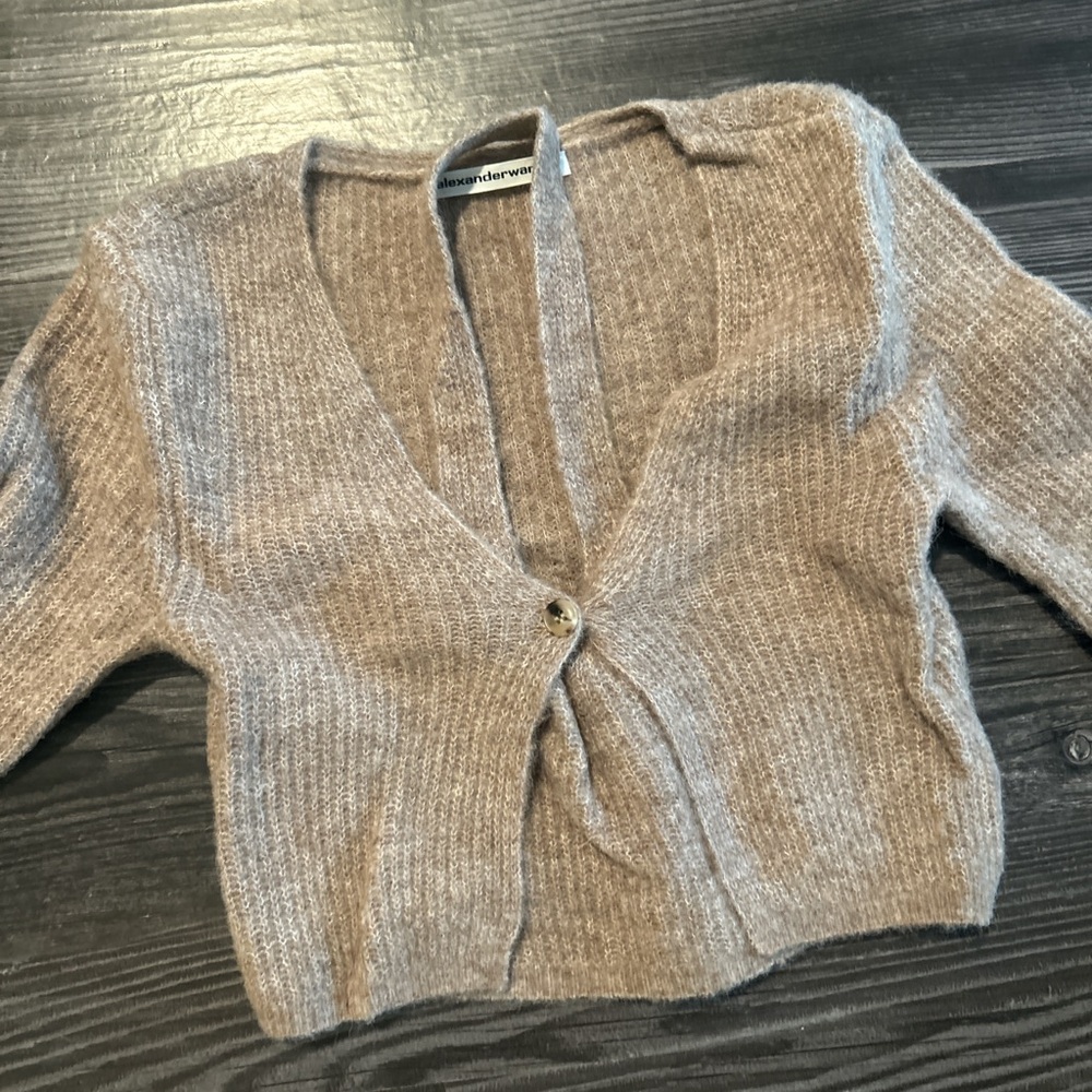 Cozy V-Neck Sweater in Tan
